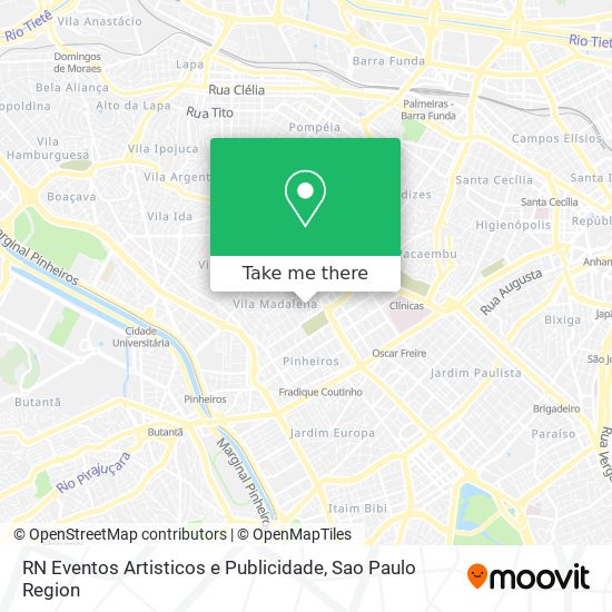 RN Eventos Artisticos e Publicidade map