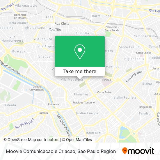 Moovie Comunicacao e Criacao map