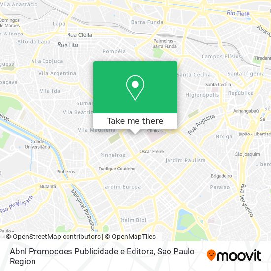 Abnl Promocoes Publicidade e Editora map