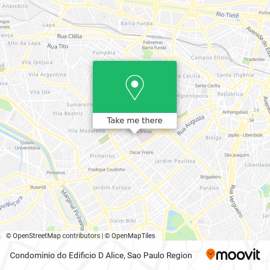 Condominio do Edificio D Alice map