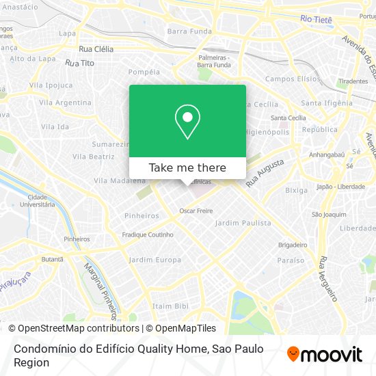 Condomínio do Edifício Quality Home map