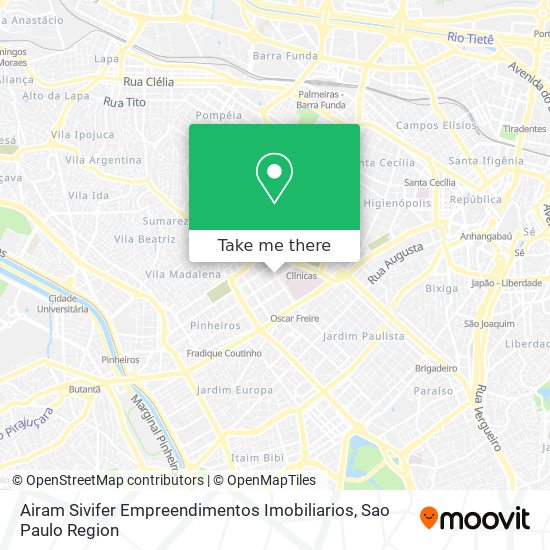 Airam Sivifer Empreendimentos Imobiliarios map