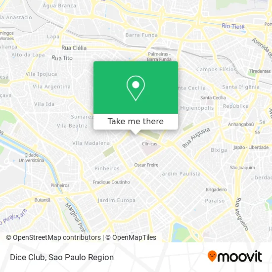 Dice Club map