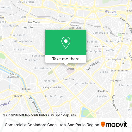 Mapa Comercial e Copiadora Caoc Ltda