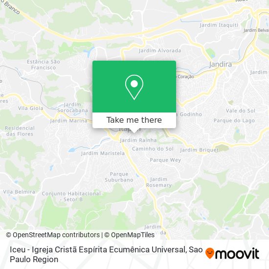 Iceu - Igreja Cristã Espírita Ecumênica Universal map