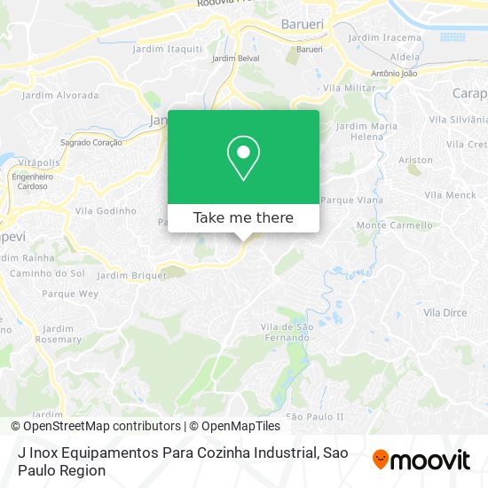 J Inox Equipamentos Para Cozinha Industrial map