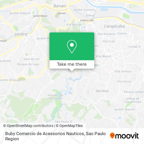 Buby Comercio de Acessorios Nauticos map