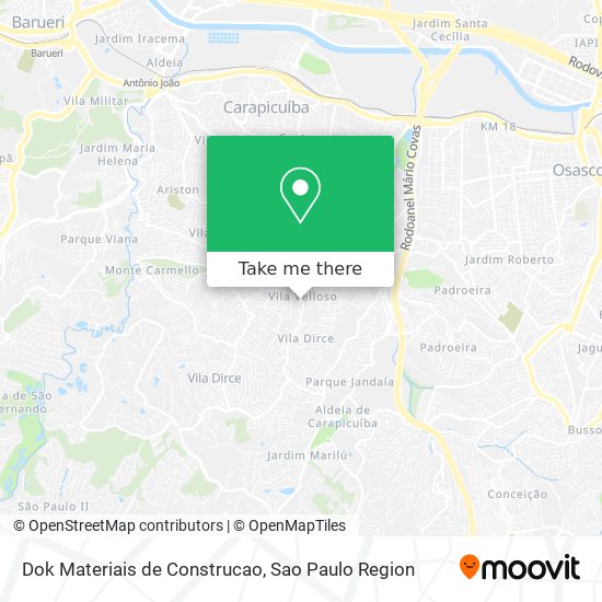 Dok Materiais de Construcao map