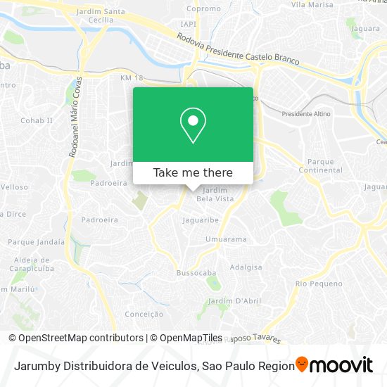 Jarumby Distribuidora de Veiculos map