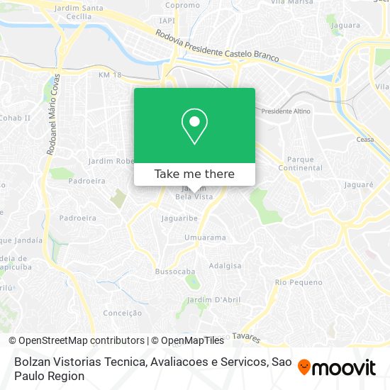 Bolzan Vistorias Tecnica, Avaliacoes e Servicos map
