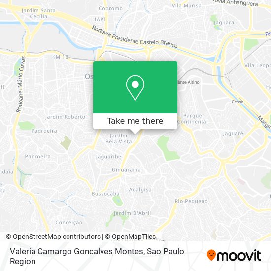 Valeria Camargo Goncalves Montes map