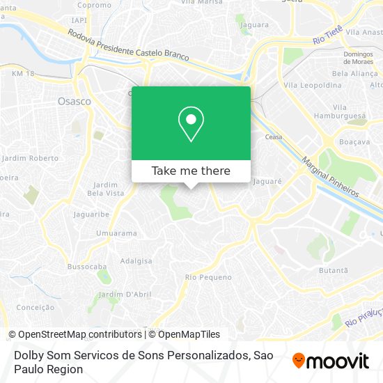 Mapa Dolby Som Servicos de Sons Personalizados