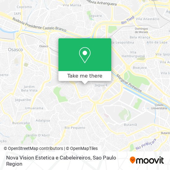 Nova Vision Estetica e Cabeleireiros map