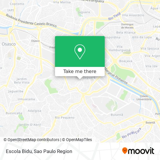 Escola Bidu map