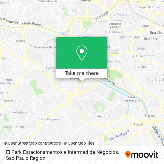 El Park Estacionamentos e Intermed de Negocios map