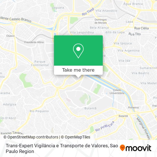 Trans-Expert Vigilância e Transporte de Valores map