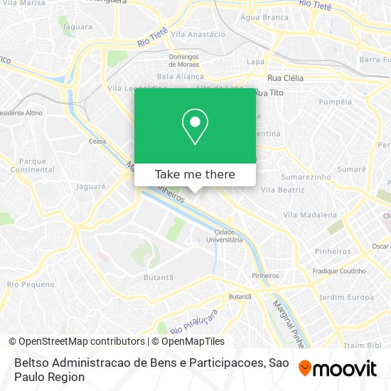 Beltso Administracao de Bens e Participacoes map