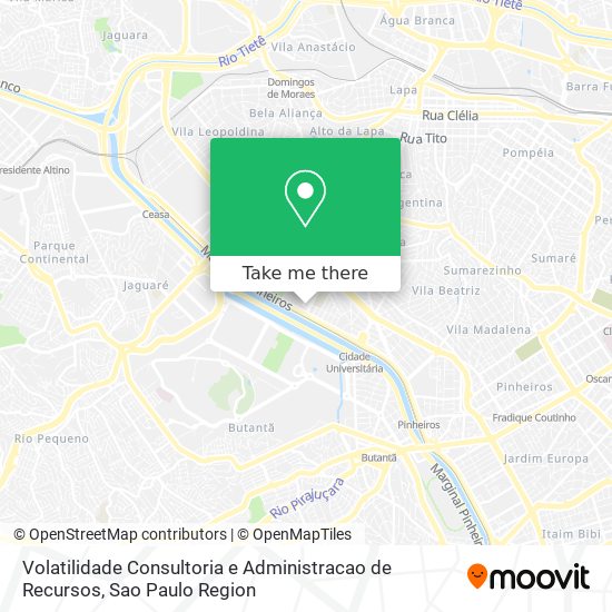 Mapa Volatilidade Consultoria e Administracao de Recursos