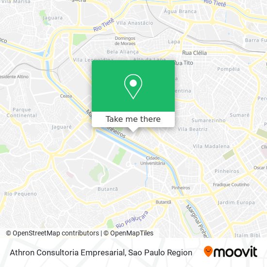 Athron Consultoria Empresarial map