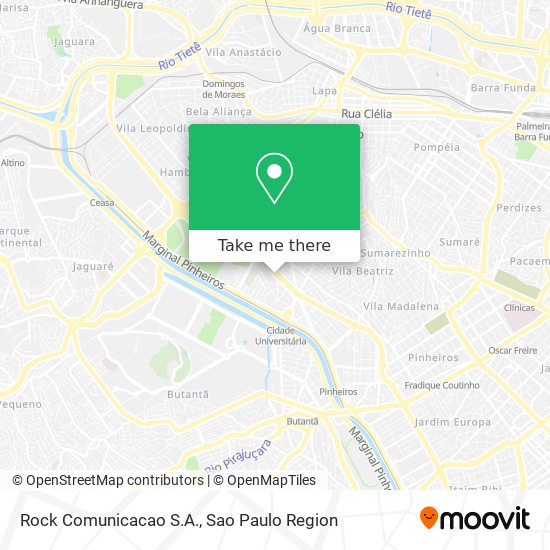 Rock Comunicacao S.A. map