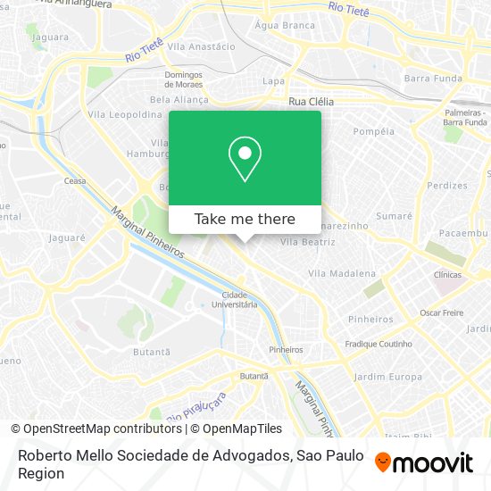 Roberto Mello Sociedade de Advogados map