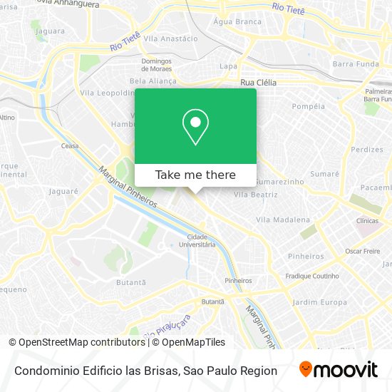 Mapa Condominio Edificio las Brisas