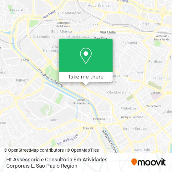 Mapa Ht Assessoria e Consultoria Em Atividades Corporais L