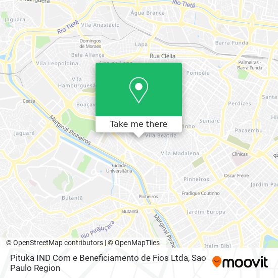 Pituka IND Com e Beneficiamento de Fios Ltda map