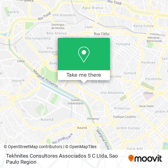 Tekhnites Consultores Associados S C Ltda map