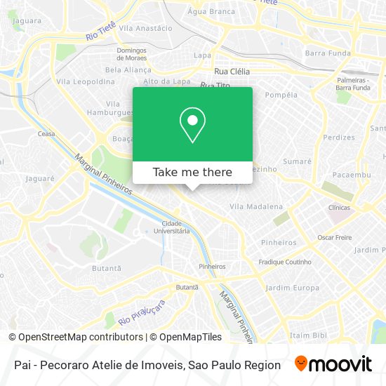 Mapa Pai - Pecoraro Atelie de Imoveis