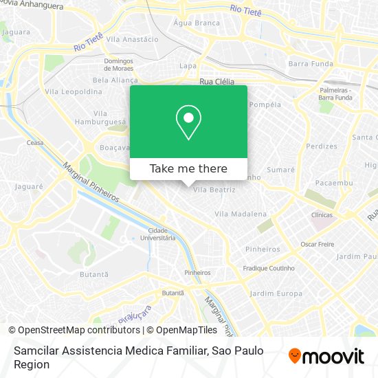 Samcilar Assistencia Medica Familiar map