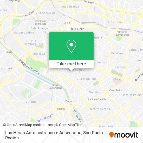 Las Heras Administracao e Assessoria map