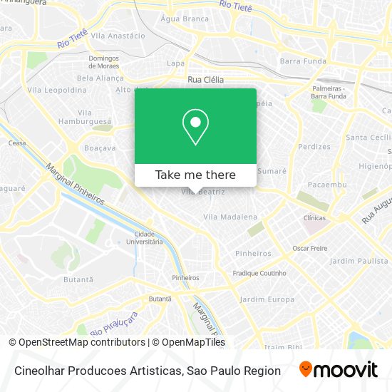 Cineolhar Producoes Artisticas map