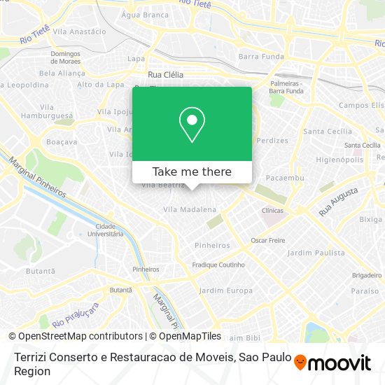 Terrizi Conserto e Restauracao de Moveis map