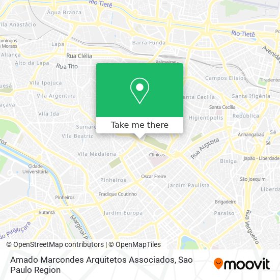 Amado Marcondes Arquitetos Associados map