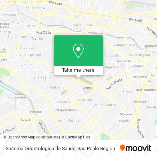 Sistema Odontologico de Saude map