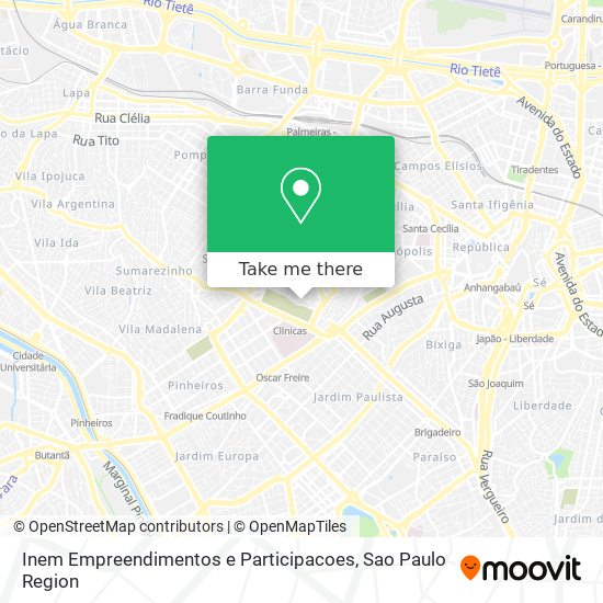 Mapa Inem Empreendimentos e Participacoes