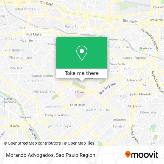 Morando Advogados map