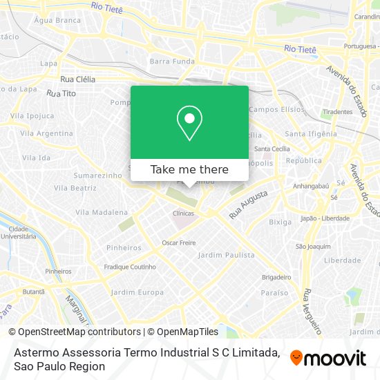 Astermo Assessoria Termo Industrial S C Limitada map