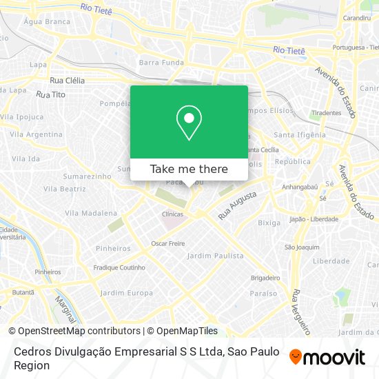 Cedros Divulgação Empresarial S S Ltda map