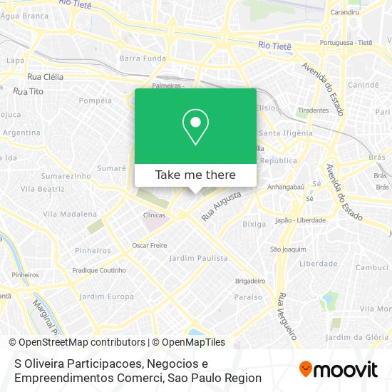 S Oliveira Participacoes, Negocios e Empreendimentos Comerci map
