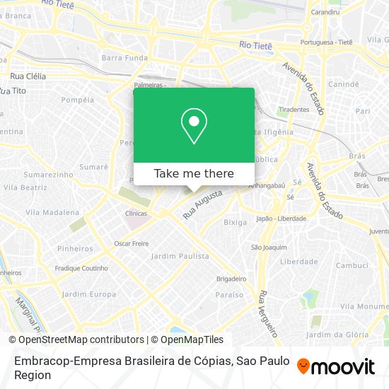 Mapa Embracop-Empresa Brasileira de Cópias