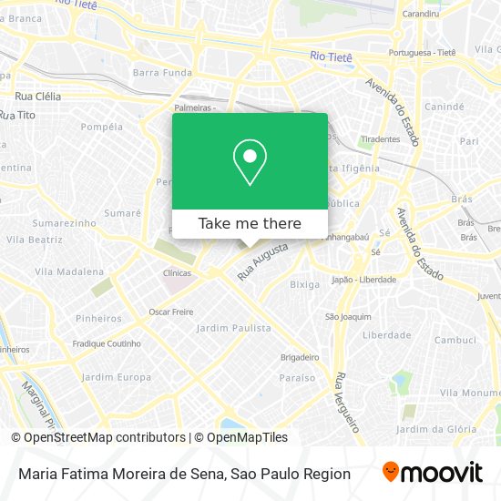 Mapa Maria Fatima Moreira de Sena