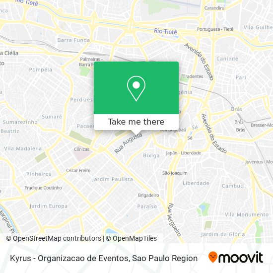 Mapa Kyrus - Organizacao de Eventos