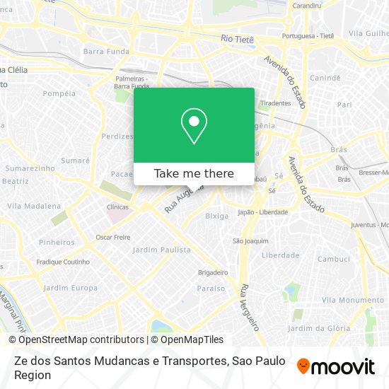 Ze dos Santos Mudancas e Transportes map