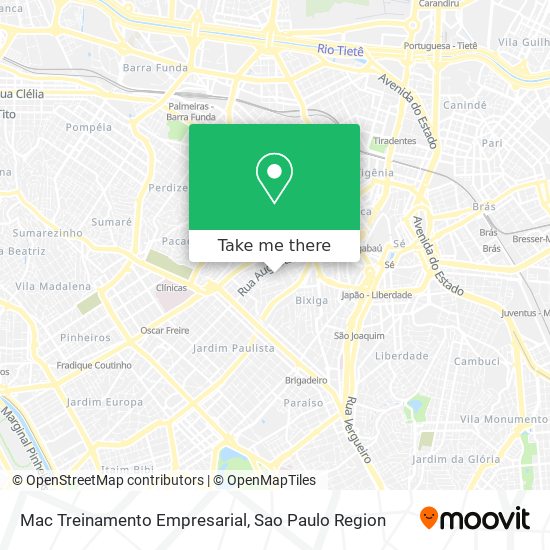 Mapa Mac Treinamento Empresarial