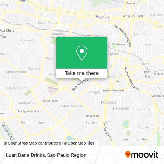 Luan Bar e Drinks map