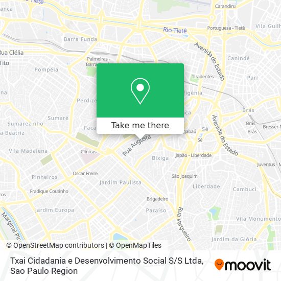 Mapa Txai Cidadania e Desenvolvimento Social S / S Ltda