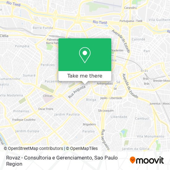 Mapa Rovaz - Consultoria e Gerenciamento