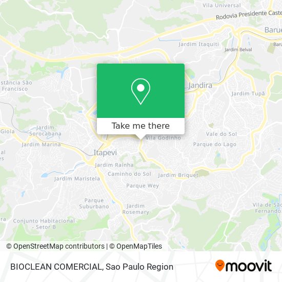 Mapa BIOCLEAN COMERCIAL